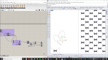 Array geometry to points in a grid in Grasshopper