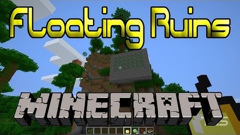 Minecraft FLOATING RUINS Mod Showcase (1.6.4) - LOOT, MONSTERS, AND MORE!