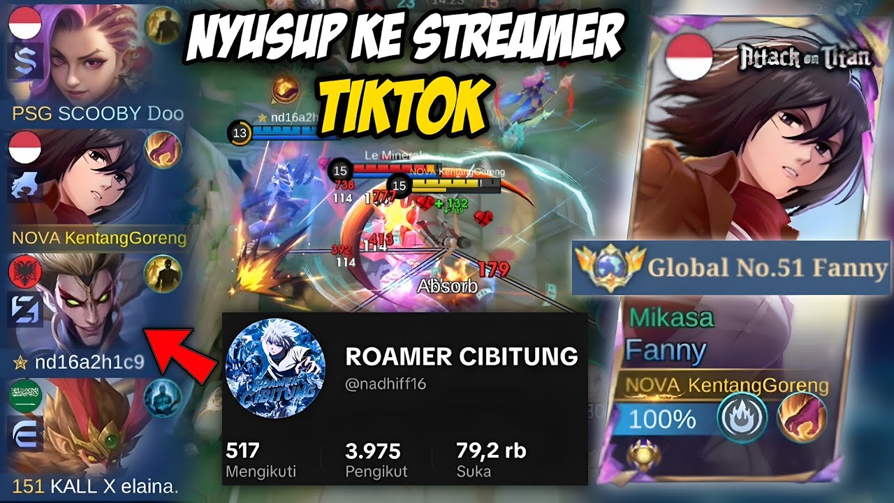#KELANYUSUP NYUSUP KE STREAMER TIKTOK!!!