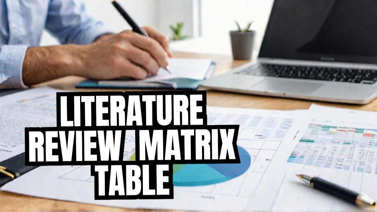 S10: How to Organize Your Literature Review (Using a Matrix Table ...
