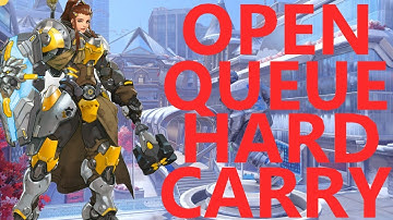 Hard Carrying in Open Queue with Brig in Overwatch 2(T500)