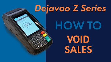 How to: Dejavoo Z9 - Void Transactions