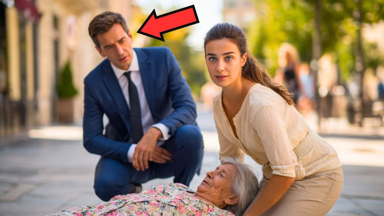 O mamă singură ajută o bătrână căzută, fără să știe că fiul milionar vede totul și se îndrăgostește.