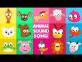 Animal sound song  nursery rhymes for toddlers  cartoon songs for babies by kids tv