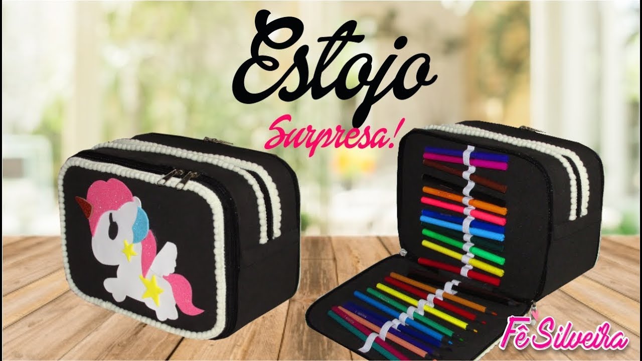 DIY Estojo Surpresa | EVA e COLA QUENTE