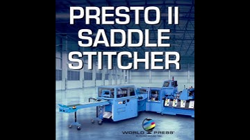 World Press Presto II Saddlestitcher