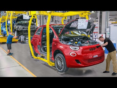 видео: Inside Gigantic Factory Producing the New Electric Fiat 500