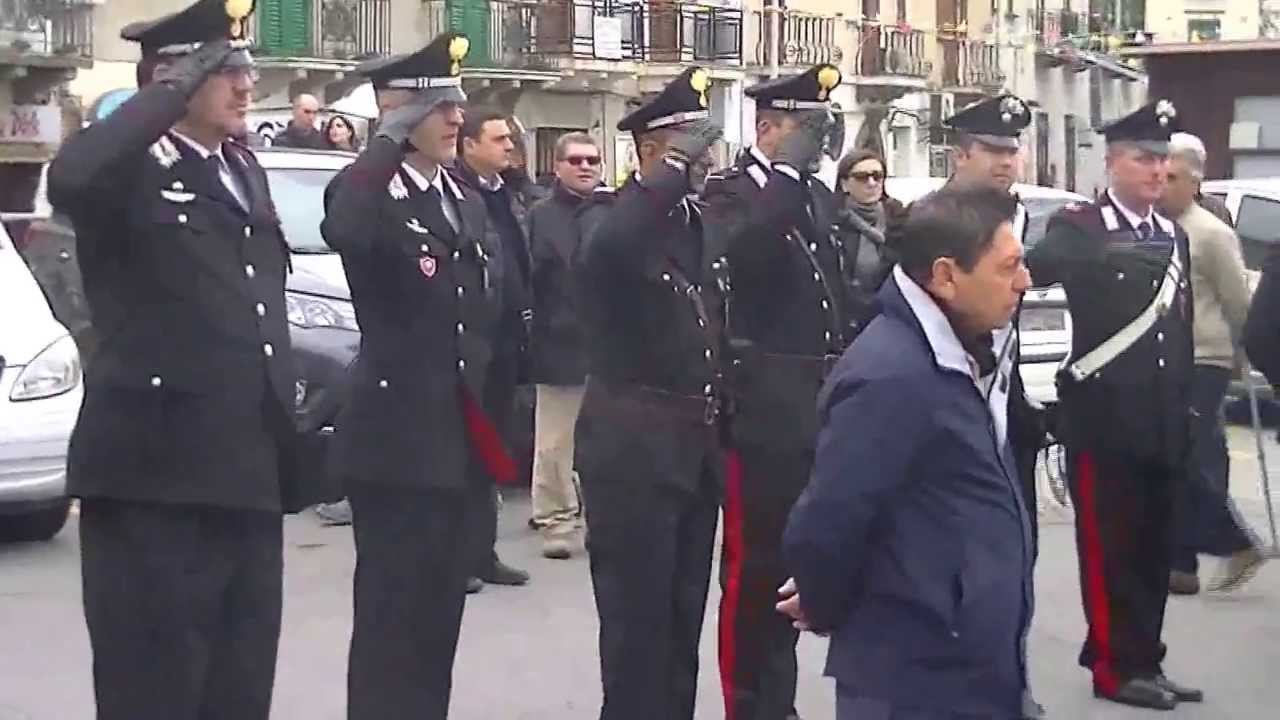 Il funerale del generale Giuseppe Siracusano a Lipari. L'arrivo a Sottomonastero