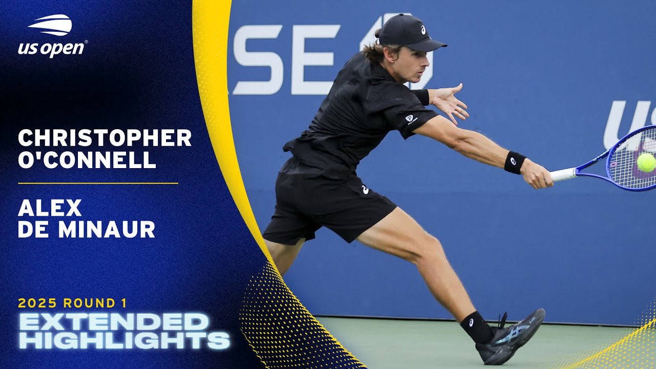 Christopher O'Connell vs. Alex de Minaur Extended Highlights | 2025 US Open Round 1