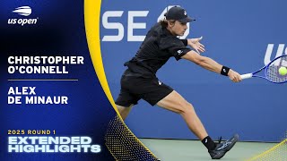 Christopher Oconnell Vs. Alex De Minaur Extended Highlights 2025 Us Open Round 1