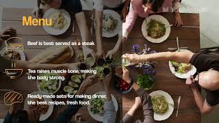 Food Promo Slideshow Menu Motion | Pro Pack for Editors
