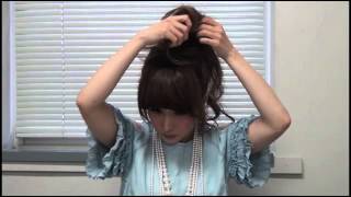 VBR・ミヤマリのヘアアレンジ動画　04「くしゅくしゅおだんご」