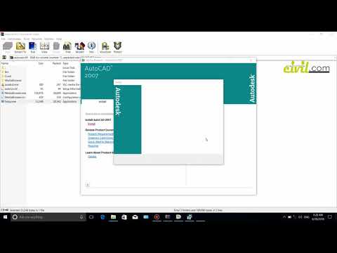 CARA INSTAL AUTOCAD DI WINDOWS 10