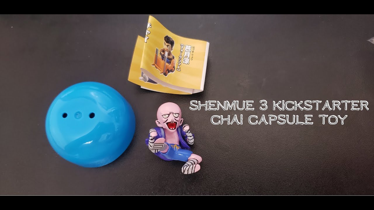 Shenmue 3 Chai Kickstarter Backer Capsule Toy James Reiner Youtube