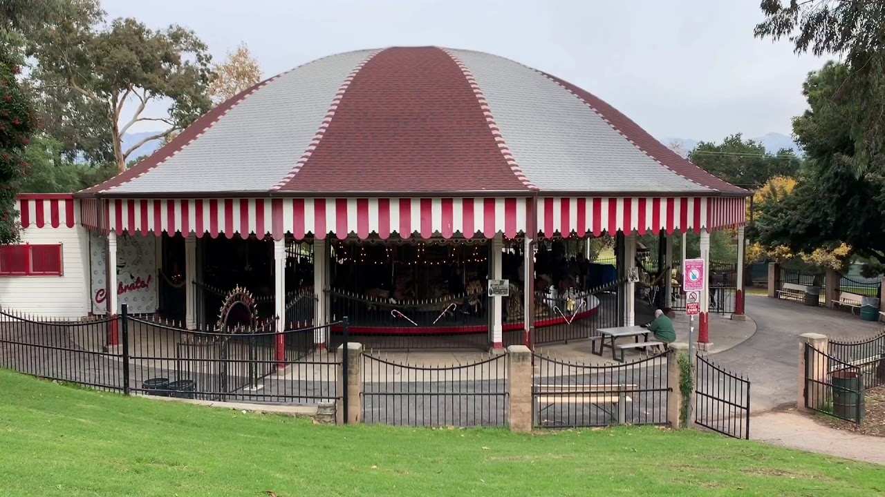 Griffith Park Carousel Merry Go Round Ride at Christmas feat. Jingle