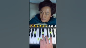 How To Play Squid Game Wake Up Song on Piano #shorts