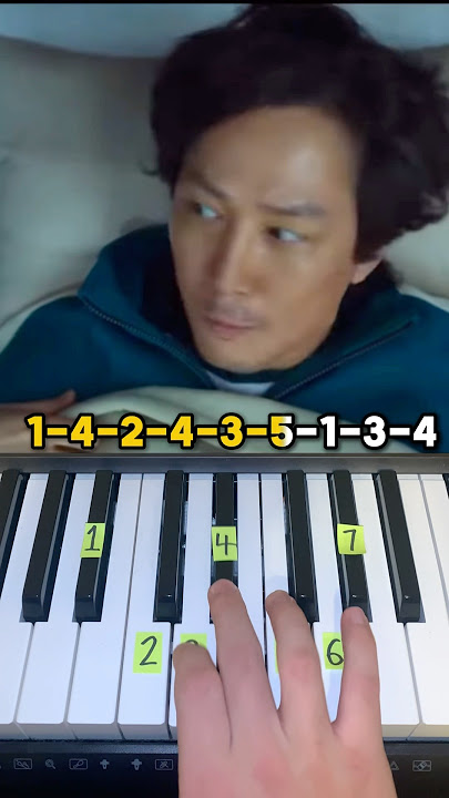 Download lagu How To Play Squid Game Wake Up Song on Piano #shorts