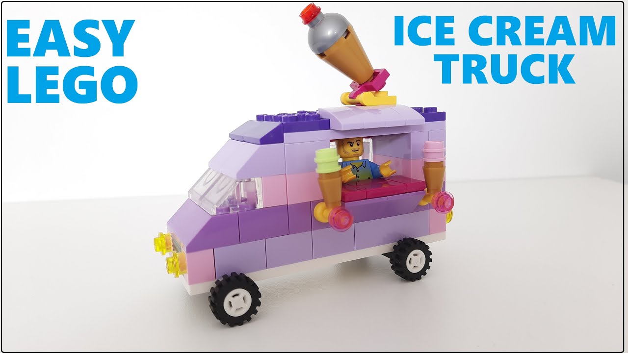 LEGO Ice Cream Truck How to Make Tutorial 10717 YouTube