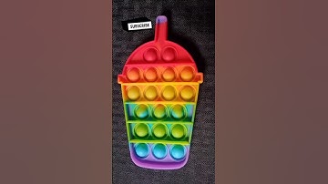 Mini Smoothie Popit #youtubeshorts #smoothie #shorts #popit #asmr #satisfying #relaxing #fidget