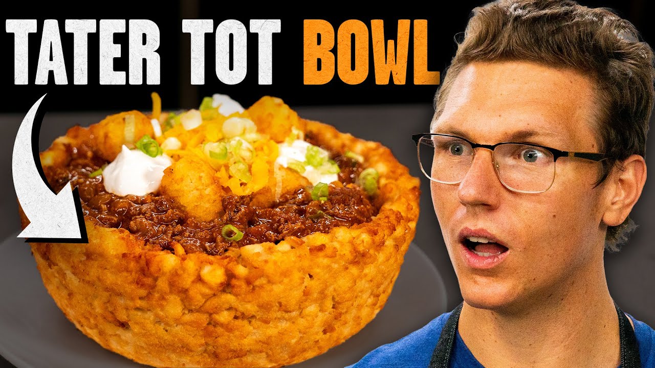Making A Tater Tot Chili Bowl YouTube