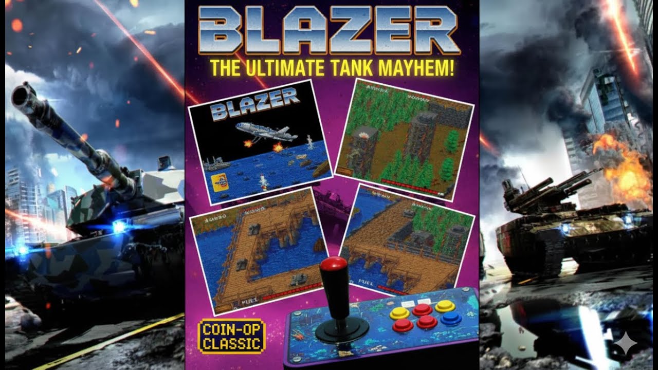 Blazer - Namco System 1 Arcade, 1987