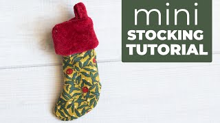 Sewing a Mini Stocking