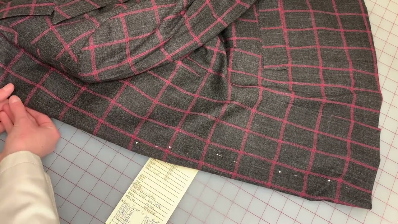 How to Take in a Suit Coat (Slimming the Back!)