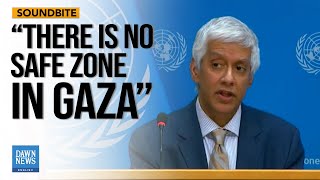 UN Warns Gaza is Unsafe Amid Relentless Israeli Strikes | Dawn News English