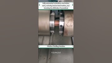 Fully automated operation, one-button startup, reduces human intervention #frictionwelding #machine