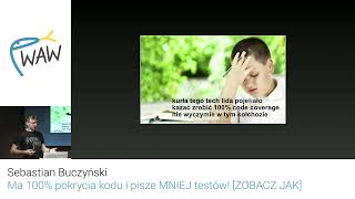 PyWaw #103 - Ma 100% pokrycia kodu i pisze MNIEJ testów! [ZOBACZ JAK] screenshot 4