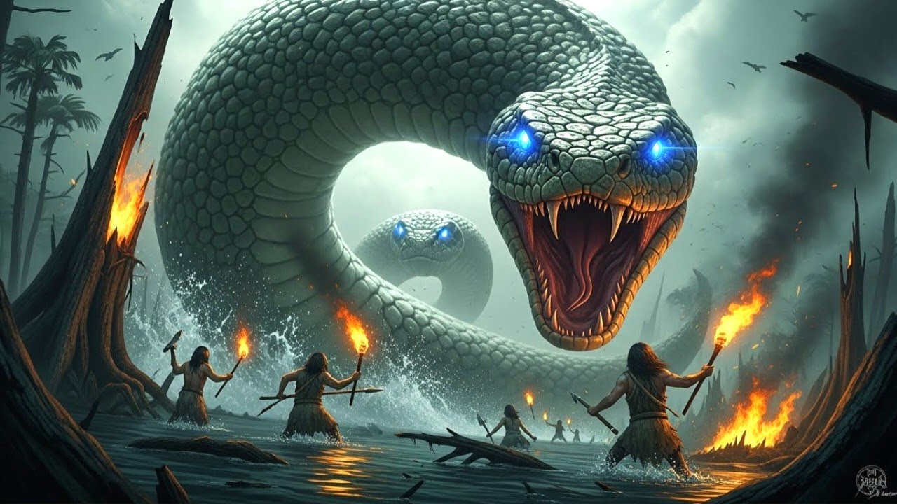 Prehistoric Humans vs Titanoboa | The Deadliest Battle in Ancient History | Giant Snake Movie