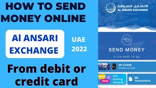 How to send money with al Ansari  exchange|send money online mobile app
