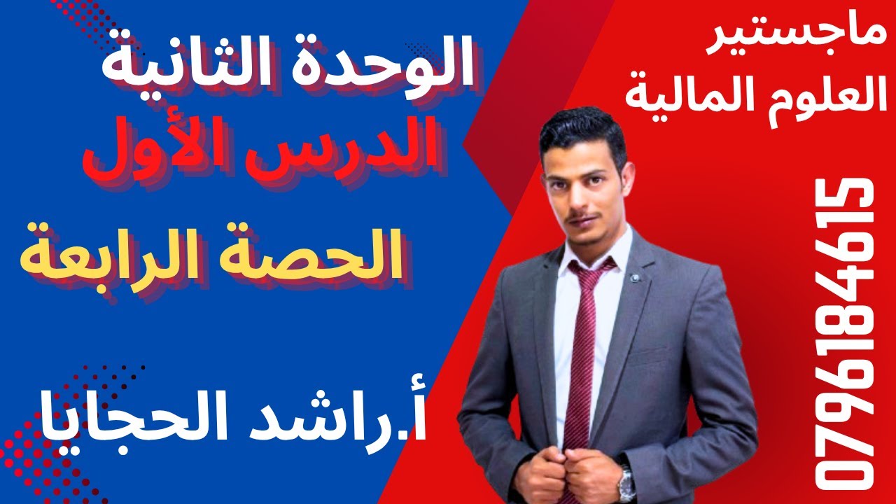 الثقافة المالية 2008 🔥|إعداد القوائم المالية ج 4 l قائمة المركز المالي|❤️ أ. راشد الحجايا