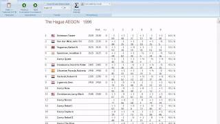 ChessBase 11 -- using the Player Key to find player statistics.