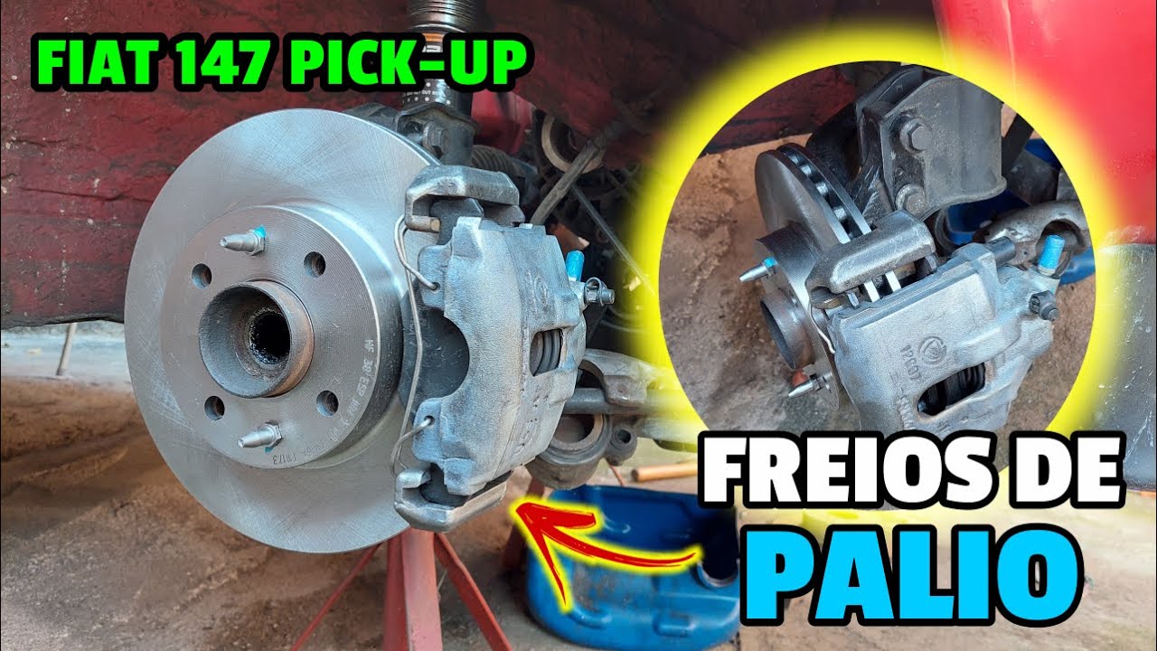 MONTAGEM DO KIT DE FREIO VENTILADO NO FIAT 147 PICK UP | EP.14