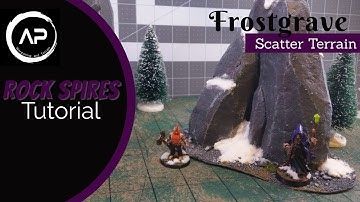 Modular Rock Terrain for Frostgrave Quick and Easy