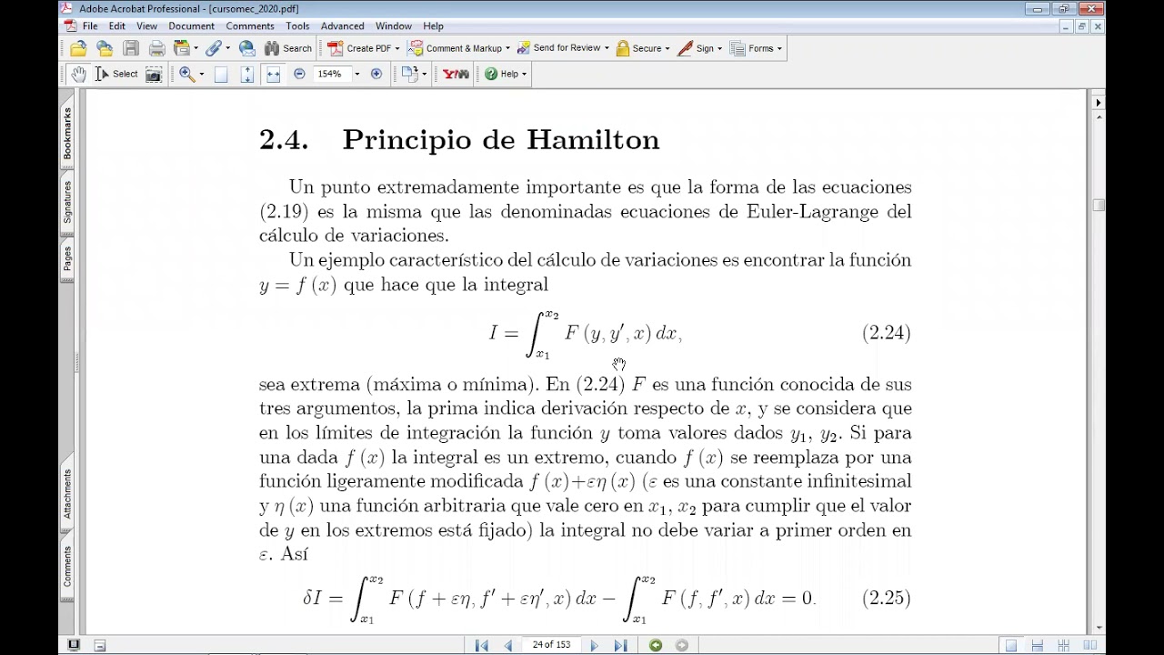 Mecánica Clásica B: Teórica 4 - Principio de mínima acción