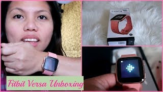 Fitbit Versa Smartwatch Unboxing + Full Setup /GenOZ Vlogs