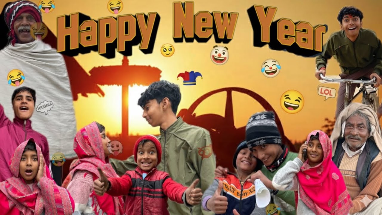 😂Happy new year😂 |phoolsingh| |duggu| |sufiyan| |jatin| 