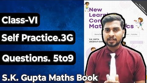 Chapter-3 Playing with  Numbers  || Self Practice-3G|| New Learning Composite Mathematics Class-6