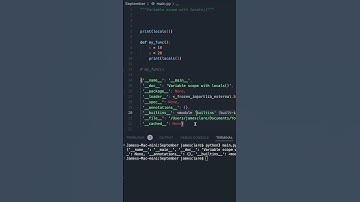 Python 3 | Understand Variable Scope with the Locals Function #coding #programming #python