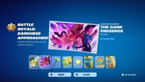 Fortnite Loading Screen:  THE DARK PRESENCE