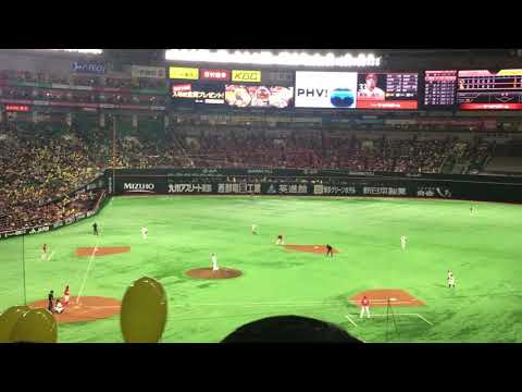 カープ 菊池涼介 タイムリー 飛ばすチャンス→宮島さん @ヤフオクドーム