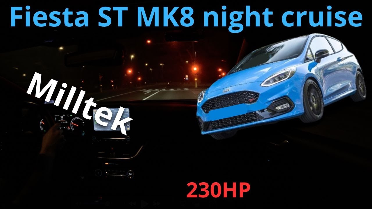 Onboard - Chill Cruise In A Fiesta ST MK8 - Milltek Exhaust