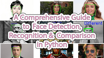 A Comprehensive Guide to Face Detection, Recognition & Comparison in Python