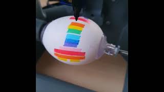 #Pixelpenis Eggbot No.1 (Sphere-O-bot Egg Painting Machine, Easter Ostern Design paint)