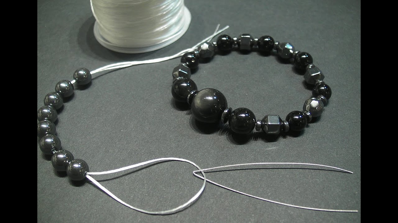 DIY tips : How to make a stainless steel wire needle for making stretch  bracelets 