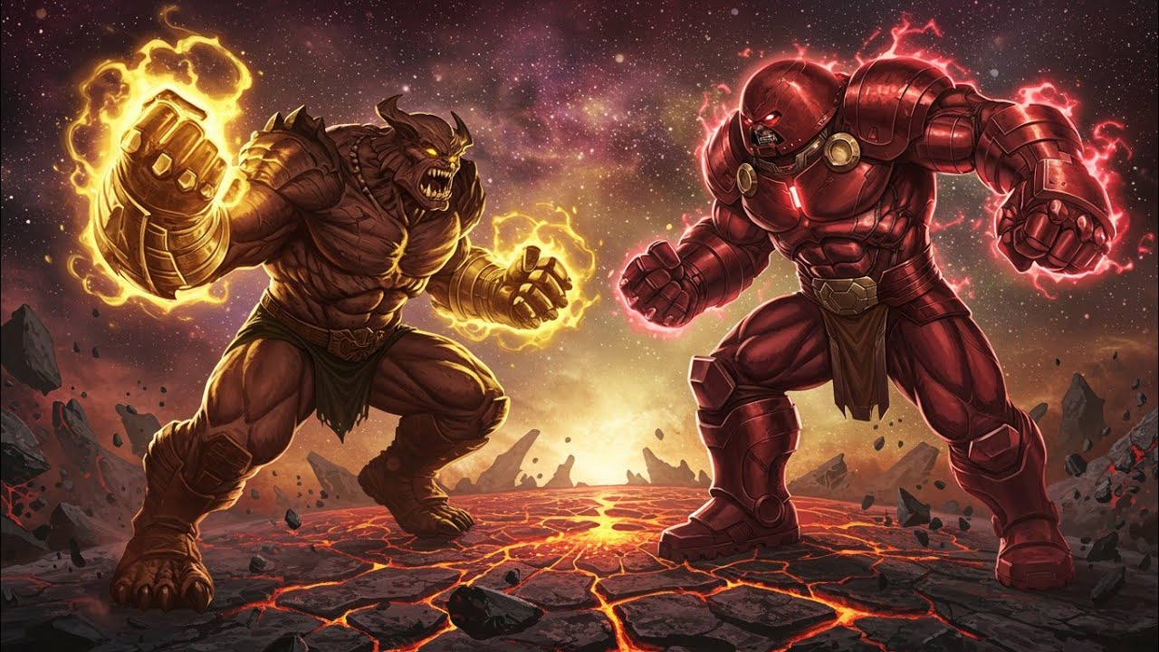 Мангог против Триона Джаггернаута – Ненависть против Неудержимой Силы