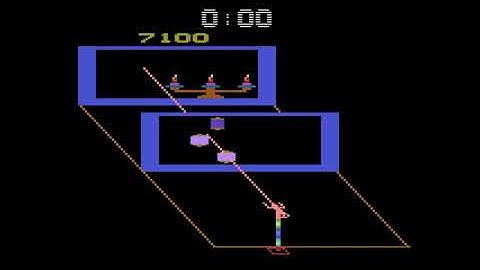 Lasercade (Prototype) - Atari 2600 - B/X - Game 1 - 7,400 - EMU