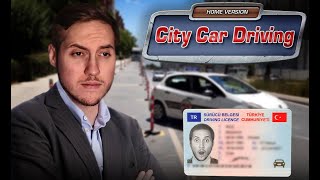 EHLİYET SINAVINA GİRDİM | City Car Driving screenshot 4